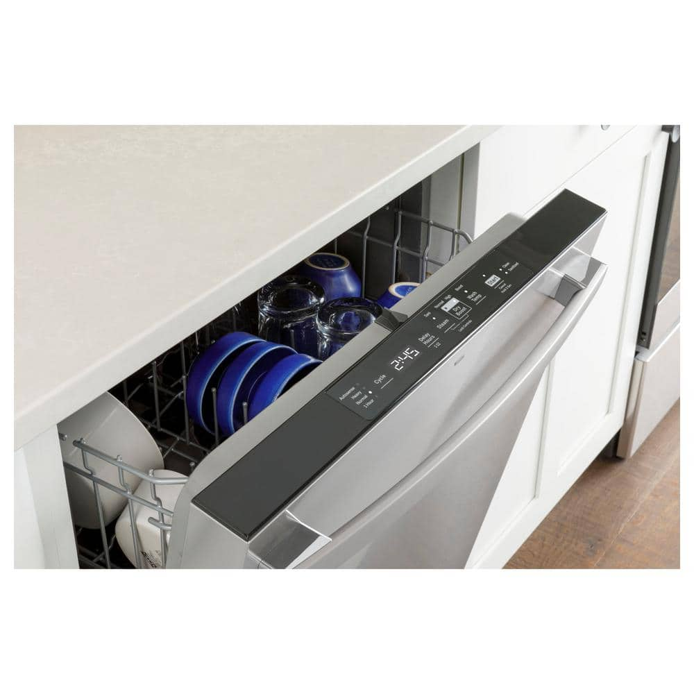 24 in. Built-In Tall Tub Top Control Stainless Steel Dishwasher w/Sanitize, Dry Boost, 52 dBA