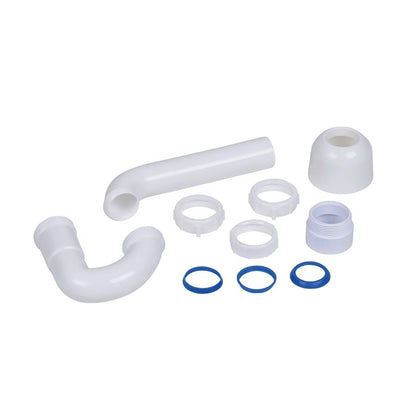 Tubular P-Trap, 1-1/2 in, White