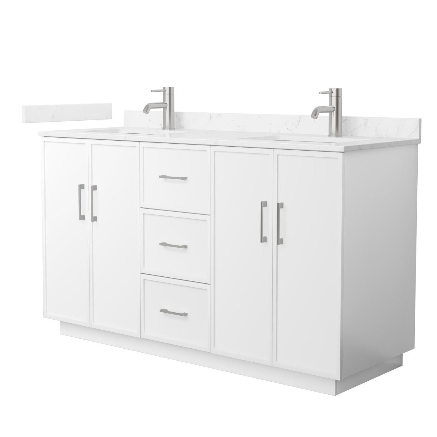 Elan Double Bathroom Vanity with Toe Kick - 60W x 35H x 22D