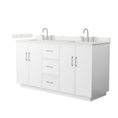 Elan Double Bathroom Vanity with Toe Kick - 66W x 35H x 22D
