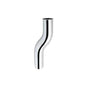 F-188 Offset Outlet Tube, 1-1/2 x 13-1/4 x 1 in, Polished Chrome