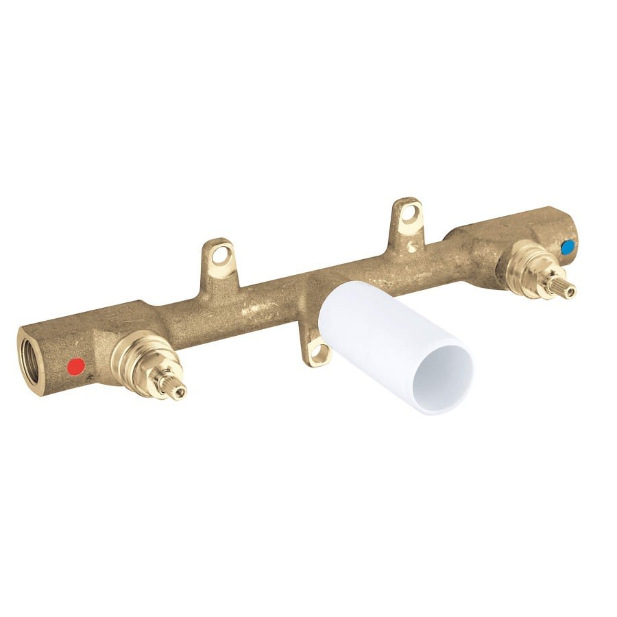 Three-Hole Basin Mixer, 1/2 in, FNPT, Cast Brass Body