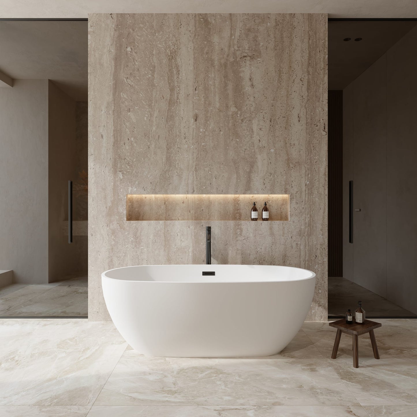 Juno Freestanding Bathtub - 67W x 23H x 32D