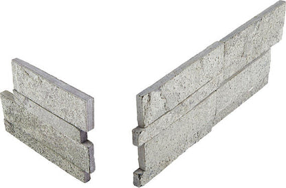 Stacked Stone Haikou Gray Rectangle, Natural Cleft 6X24