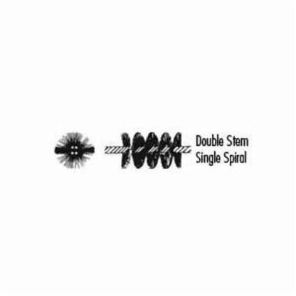 Quick Twist Plus® 6800 Fitting Brush, 1/4 in ID x 3/8 in OD Dia, Stainless Steel Fill