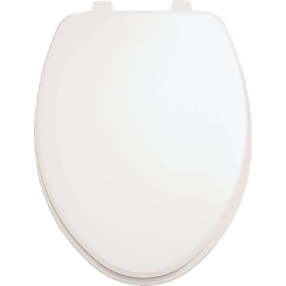 Traditional Molded Wood Elongated Toilet Seat and Lid