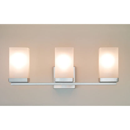 90 Degree 20" Wide 3 Light Reversible Bathroom Vanity Light Fixture