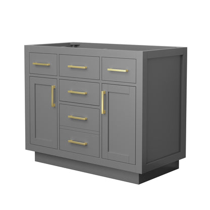 Beckett Single Bathroom Vanity with Toe Kick - 41W x 34.25H x 21.5D