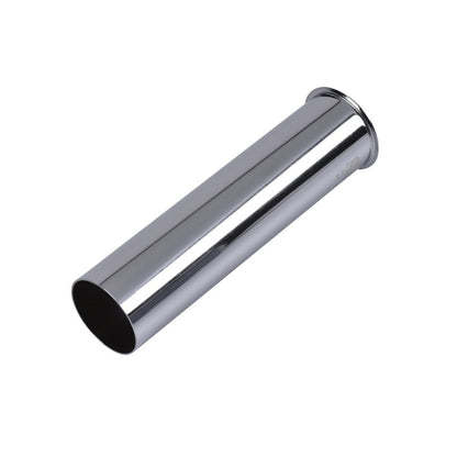 Tubular Tailpiece, 1-1/2 in, Tube x Flange, 20 ga, Chrome