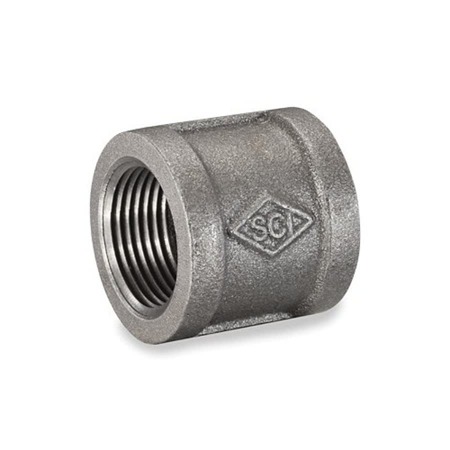 Right & Left Coupling, 1-1/4 in, FNPT, 150 lb, Malleable Iron, Black