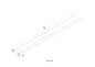 Crown Moulding-- 2 3/8"W x 96"H x 3/4"D