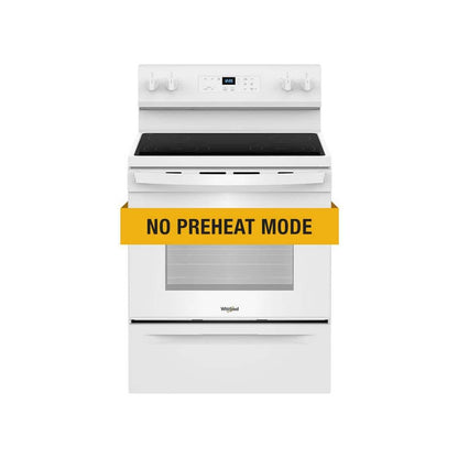 30 in. 4 Element Freestanding Electric Range in White