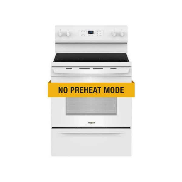 30 in. 4 Element Freestanding Electric Range in White