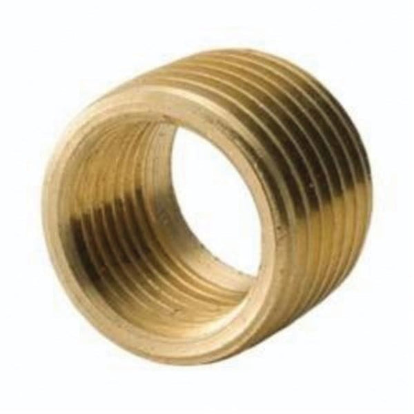 Face Bushing, 3/4 x 1/2 in, MNPT x FNPT, Lead Free Brass, Rough Brass