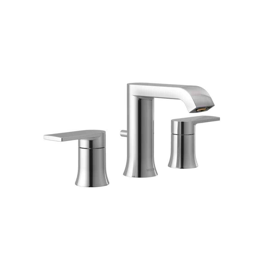 Genta LX 1.2 GPM Widespread Bathroom Faucet with Pop-Up Drain Trim - Less Valve