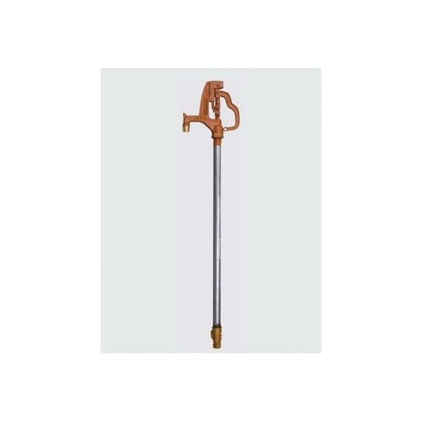 Yard Hydrant, 3/4 in Inlet, FNPT, Rough Brass