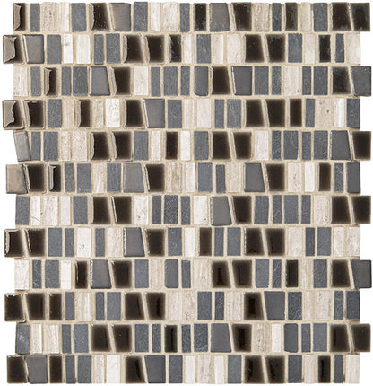 Midpark Mosaics Shadow Trapezoid Random 1X1 Matte