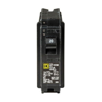 Homeline 20 Amp Single-Pole Circuit Breaker(HOM120CP)