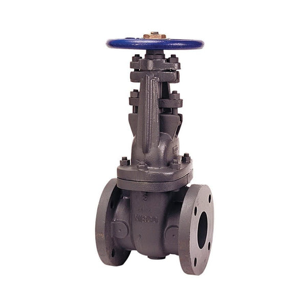 617 OS&Y Gate Valve, 4 in, Flange, Cast Iron