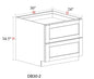 Farm Sink Base Cabinet- 30"W x 34- 1/2"H x 24"D