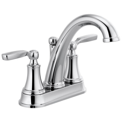 Woodhurst® Centerset Lavatory Faucet, ADA, 2 Handle, 2-Hole, 1.2 gpm, Chrome