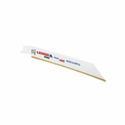 Gold® Power Arc® Bi-Metal Reciprocating Saw Blade, 6 in L, 14 tpi, 0.035 in THK, 5-Pack