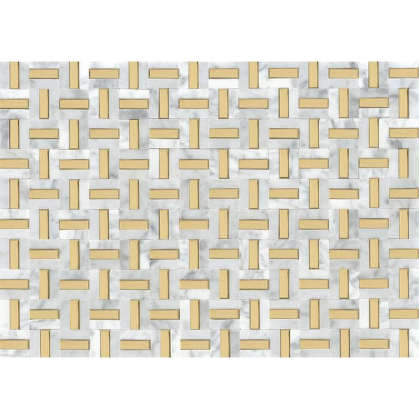 LINK WHITE&GLD PATTERN MO/1217