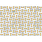 LINK WHITE&GLD PATTERN MO/1217