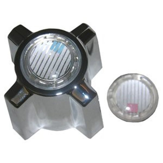 Sterling Shower with 2 Buttons, Polished Chrome