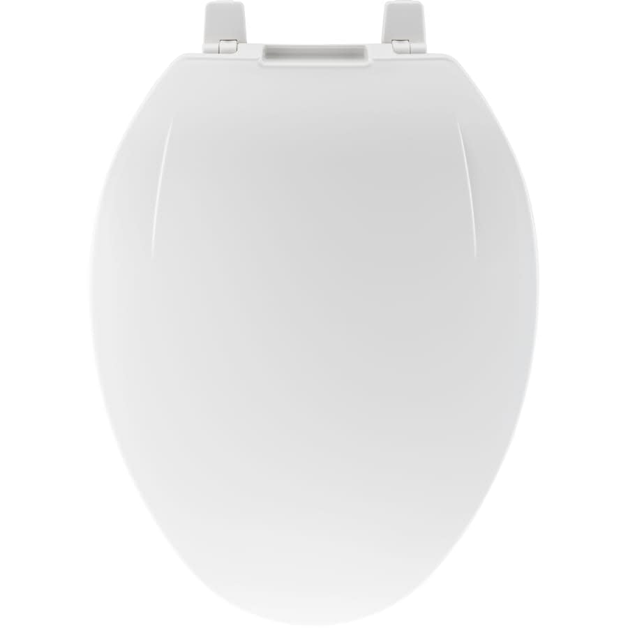 Elongated Closed-Front Toilet Seat and Lid