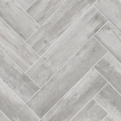 Alaskan Powder Light Gray 8 in. x 36 in. Matte Porcelain Floor and Wall Tile (13.6 sq. ft./Case)