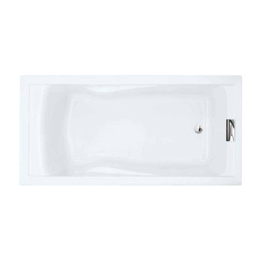 Evolution 72" Acrylic Soaking Bathtub with Reversible Drain