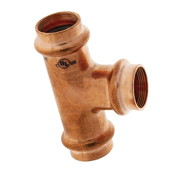 Tee, 5/8 in, Press, Copper