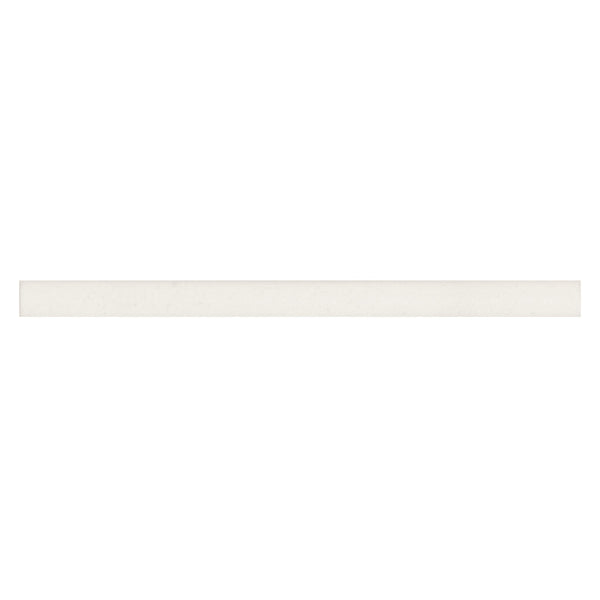 Makoto .5" x 8" Matte Ceramic Jolly Miter Edge Trim in Shoji White