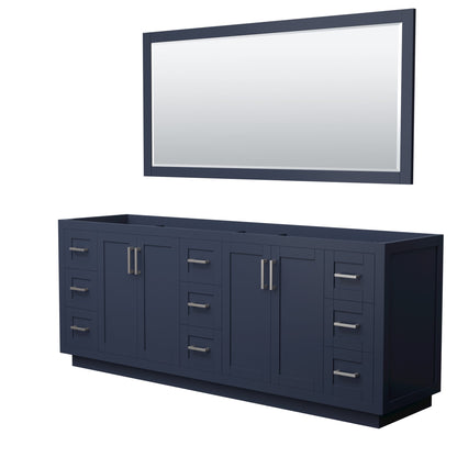 Miranda Double Bathroom Vanity - 83.25W x 33H x 21.75D