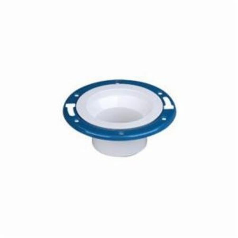 Adjustable Closet Flange, 4 in, Spigot, PVC, SCH 40/STD