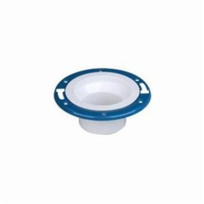 Adjustable Closet Flange, 4 in, Spigot, PVC, SCH 40/STD