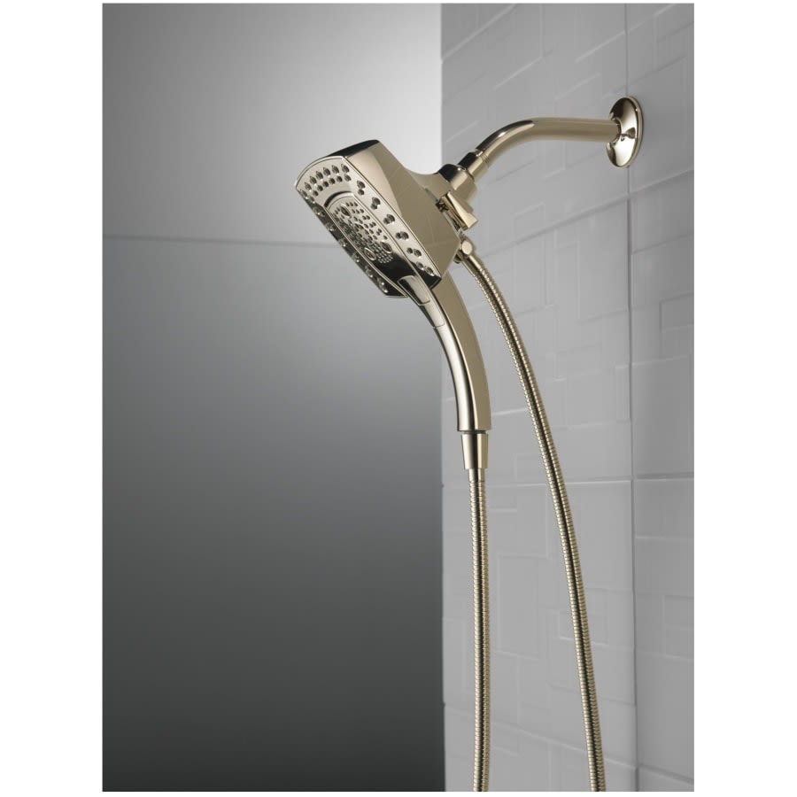 Universal Showering 2.5 GPM Multi Function 2-in1 In2ition Shower Head and Hand Shower with Touch Clean, H2Okinetic and MagnaTite Technology