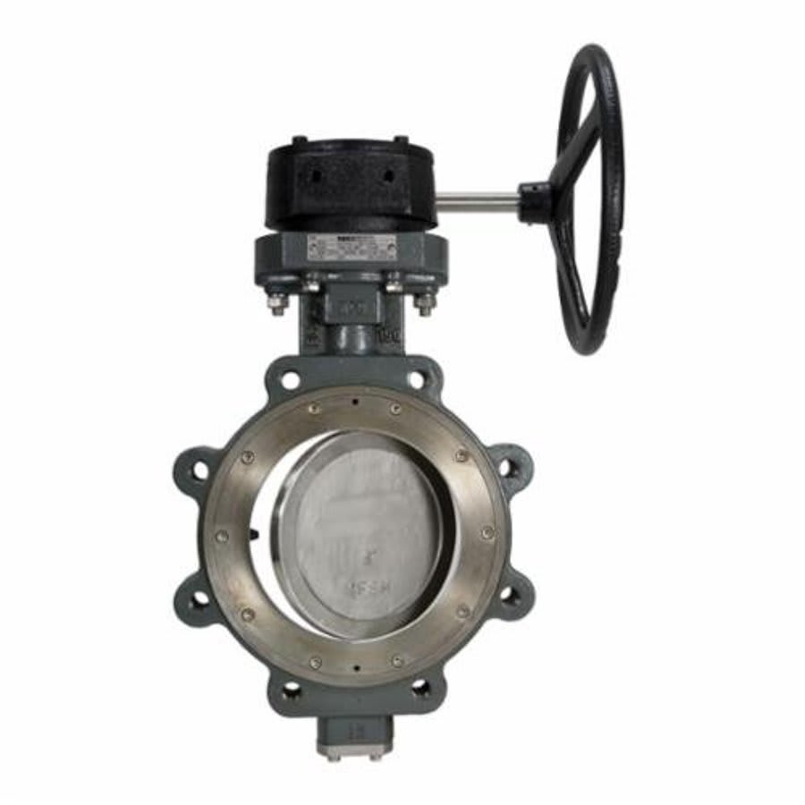 Lug Style Butterfly Valve, Lever Handle, 3 in, Flange, Carbon Steel