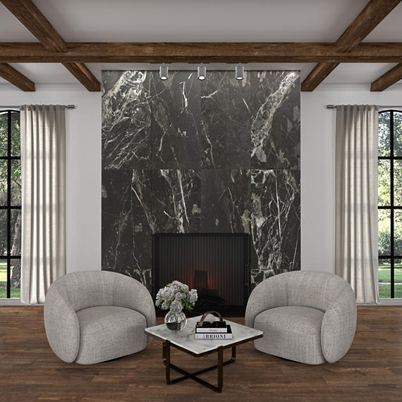 Savoir Noir Square 24X24 Matte