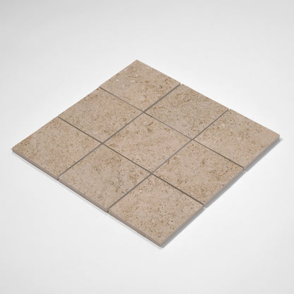 Ikonite 4" x 4" Honed Porcelain Mosaic in Grey