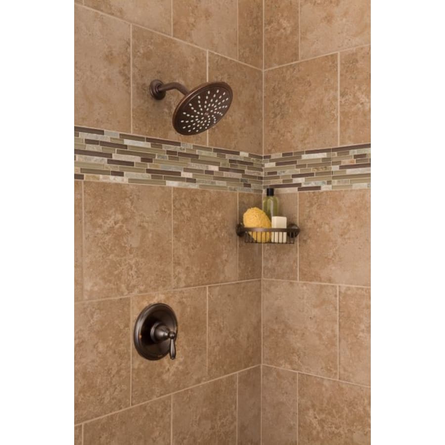 Brantford Pressure Balanced Shower Trim Package with Single Function Rain Shower Head - Less Valve