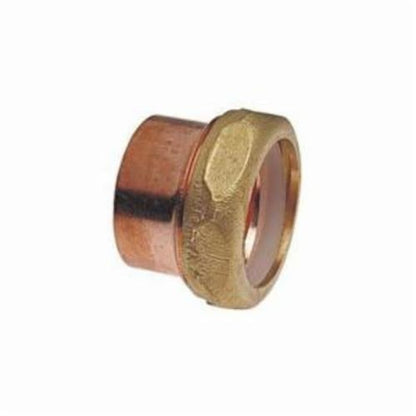 DWV Slip Joint Adapter, 1-1/2 in, Fitting x Slip Joint, Copper