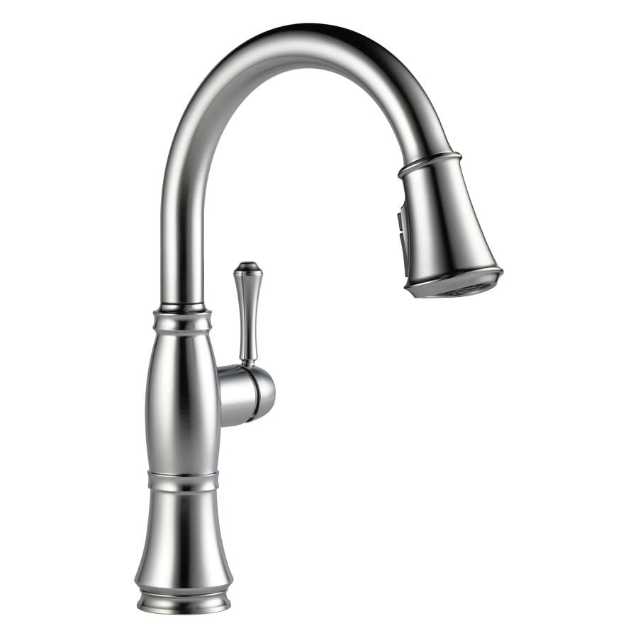 Cassidy™ Kitchen Faucet, Deck Mount, ADA, 1 Lever Handle, 1 or 3-Hole, Lumicoat Arctic Stainless