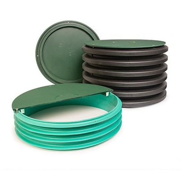 DuraFiber™ Tank Solid Lid, 24 in Dia, Fiberglass