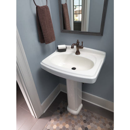 Cassidy Single Hole Bathroom Faucet with Pop-Up Drain Assembly - Includes Lifetime Warranty