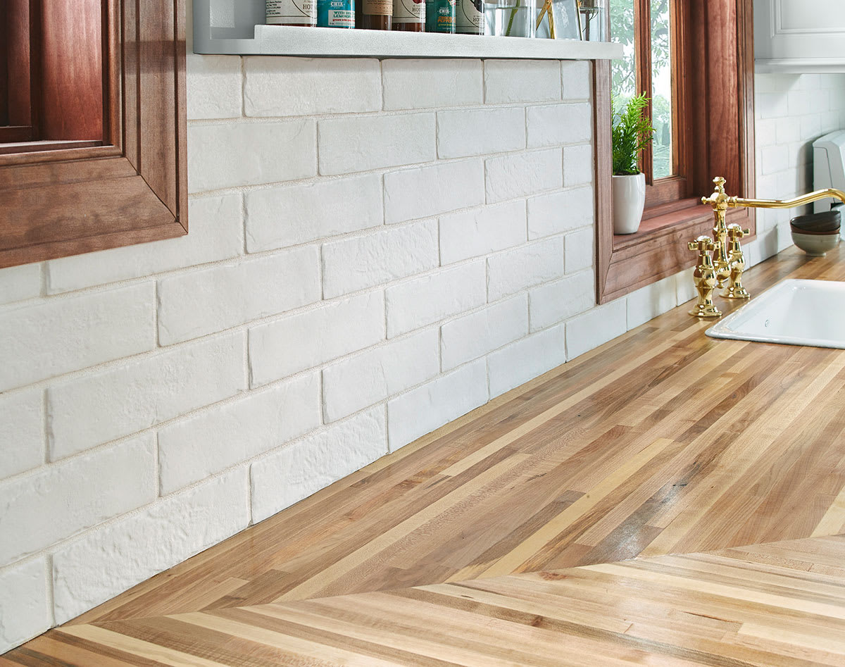 Brickstone White Porcelain Tile
