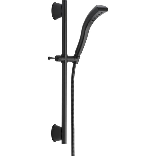 1.75 GPM Single Function Hand Shower Package with H2Okinetic Technology - Includes Slide Bar and Hose