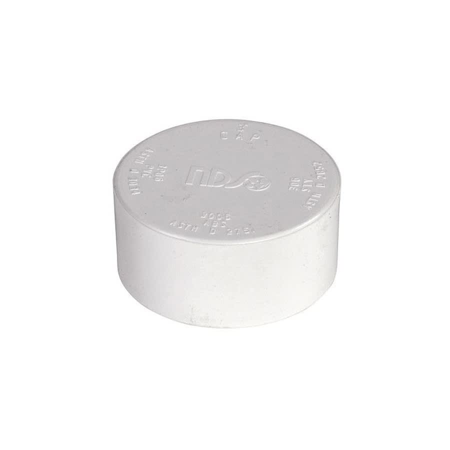 Cap 3 in Hub Type I PVC White