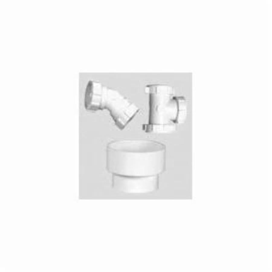 45 deg Tubular Elbow, 1-1/2 in, White